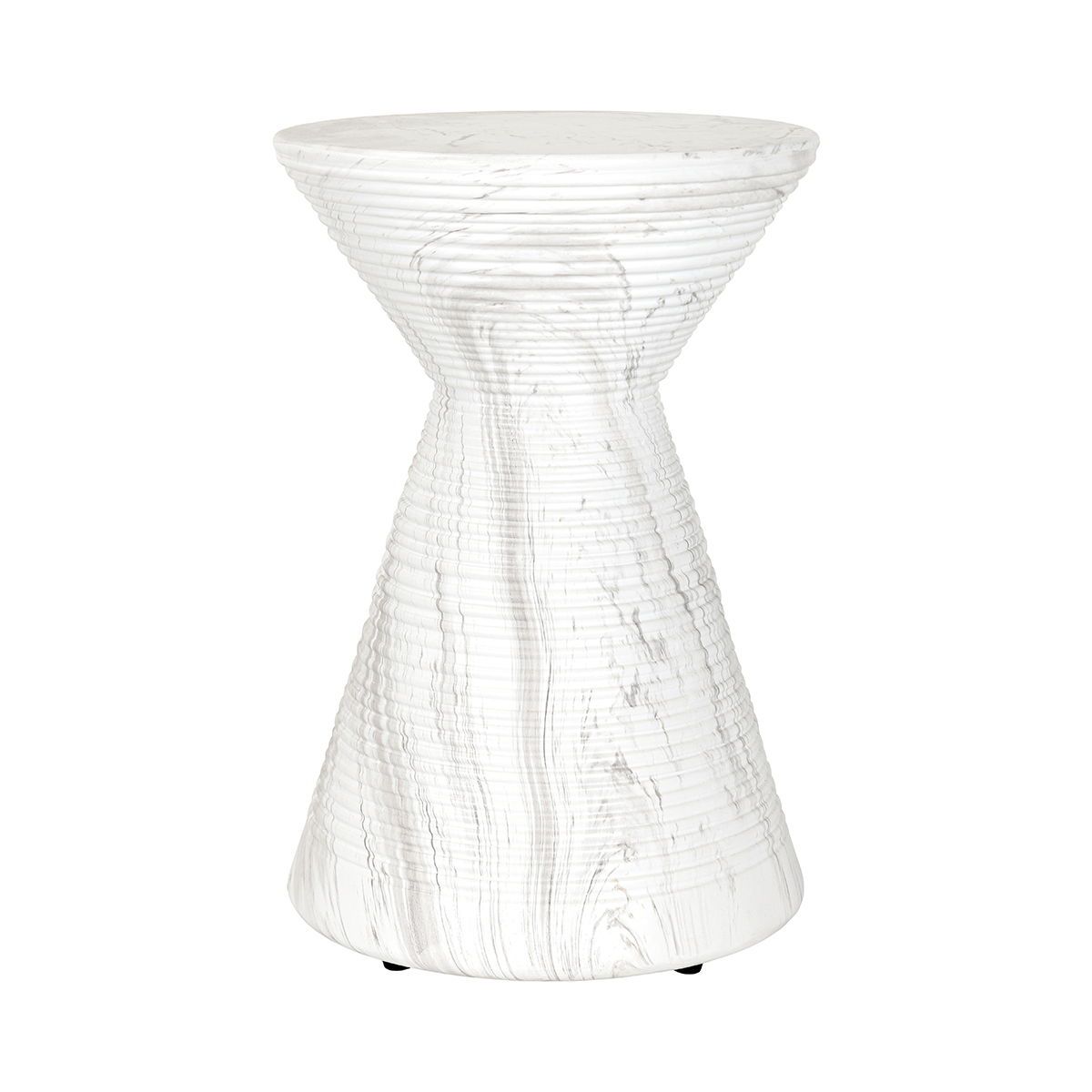 Fern - Outdoor Accent Table - White