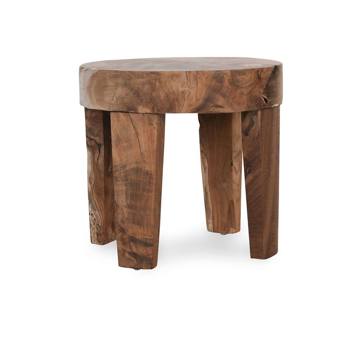Kariba - 18" Round Accent Table - Natural