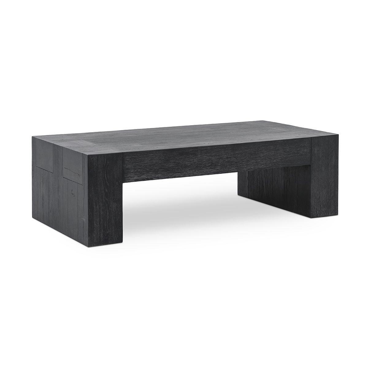 Bristol - Reclaimed Oak 60" Coffee Table - Black