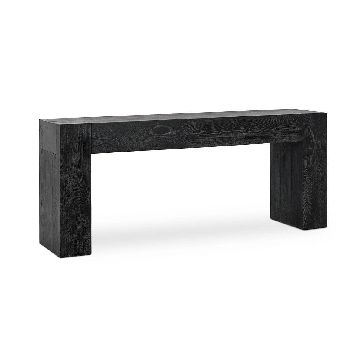 Bristol - Reclaimed Oak 72" Console Table - Black
