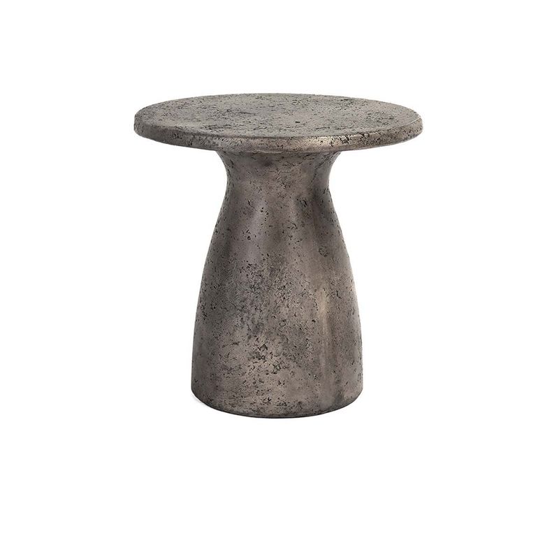 Collins - 16" Outdoor Accent Table - Dark Gray