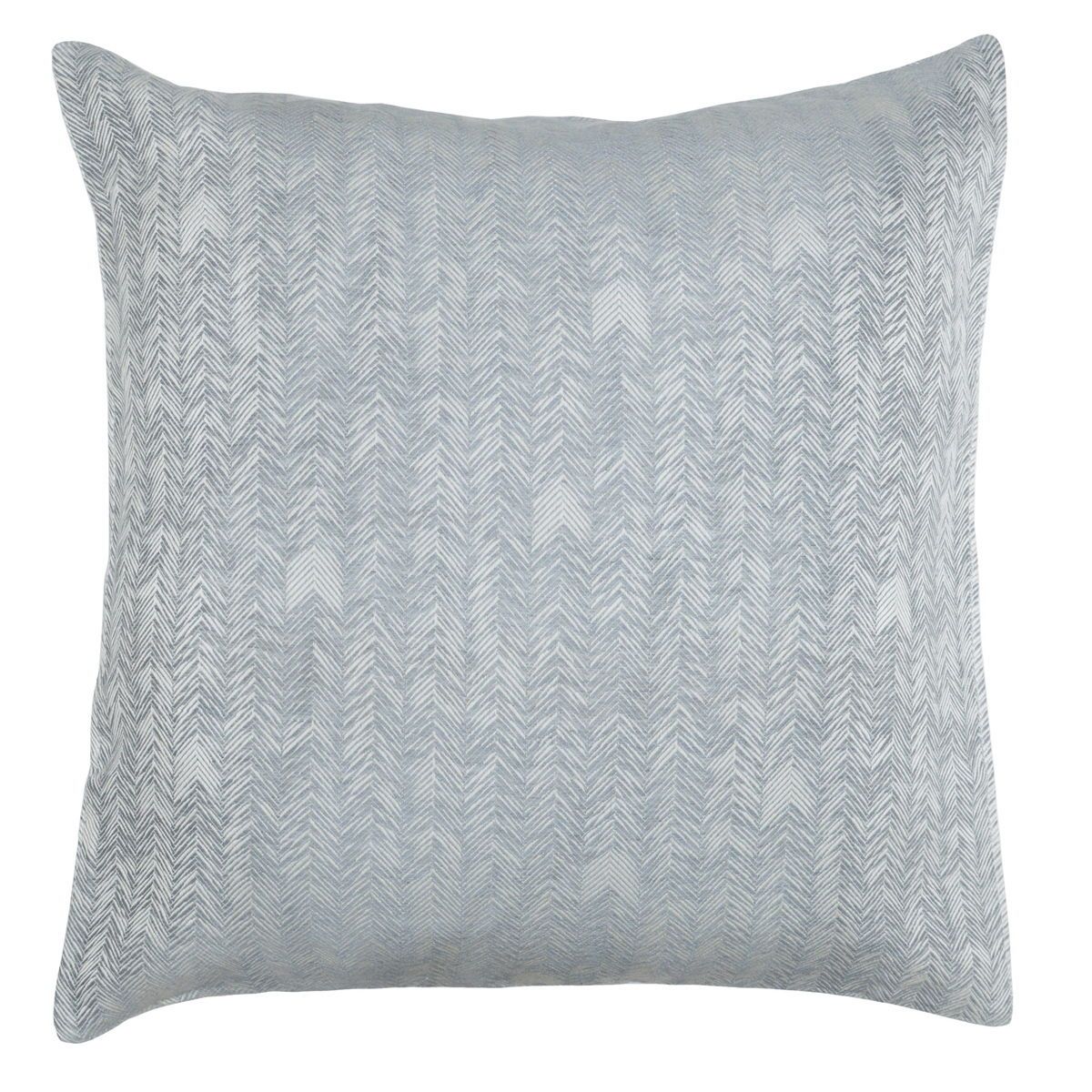French Herringbone - Euro Sham - Storm