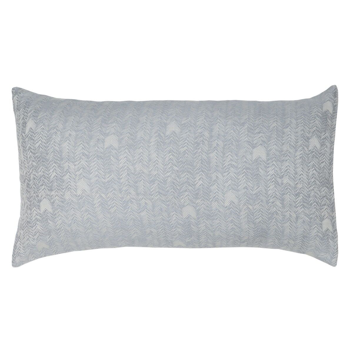 French Herringbone - King Sham - Storm