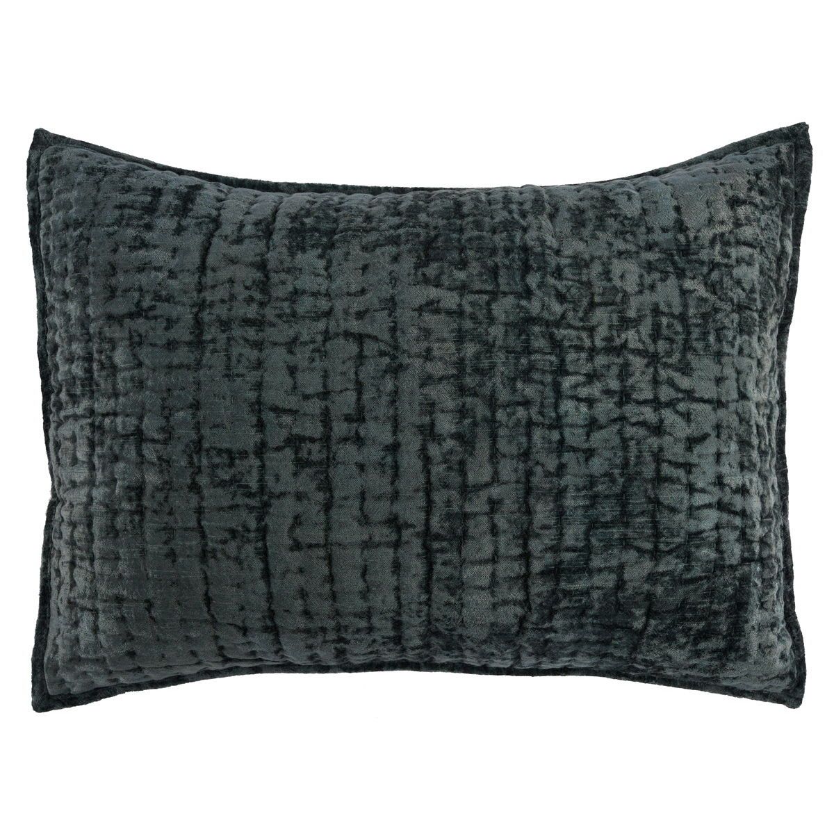 Bari - Velvet Standard Sham - Bay Green