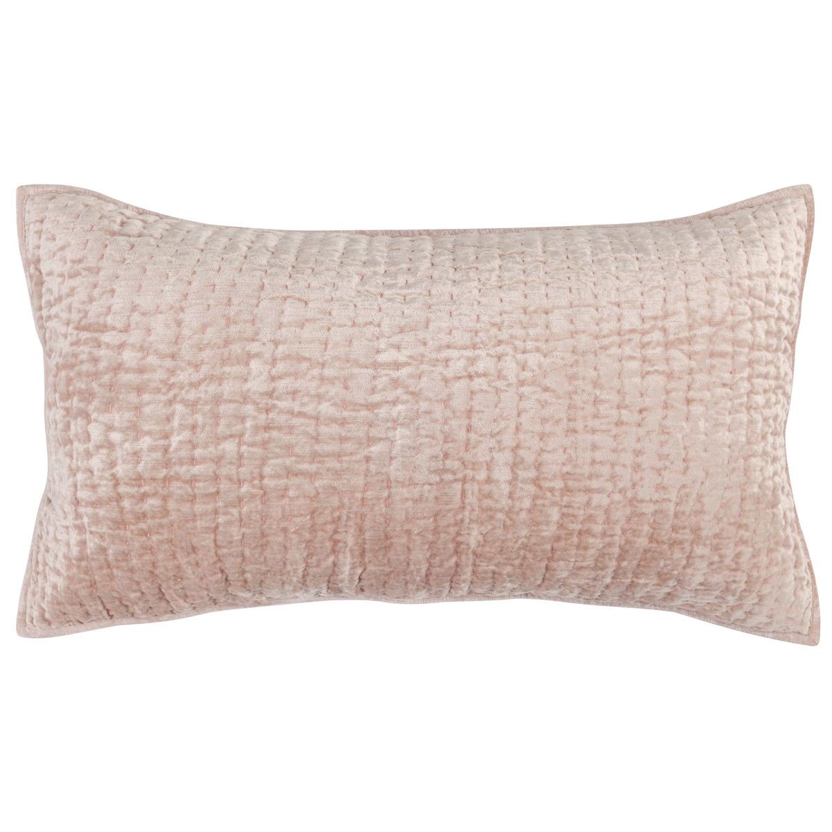 Bari - Velvet King Sham - Bliss Pink