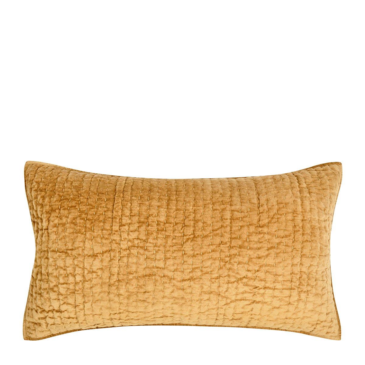 Bari - King Velvet Sham - Honey Gold