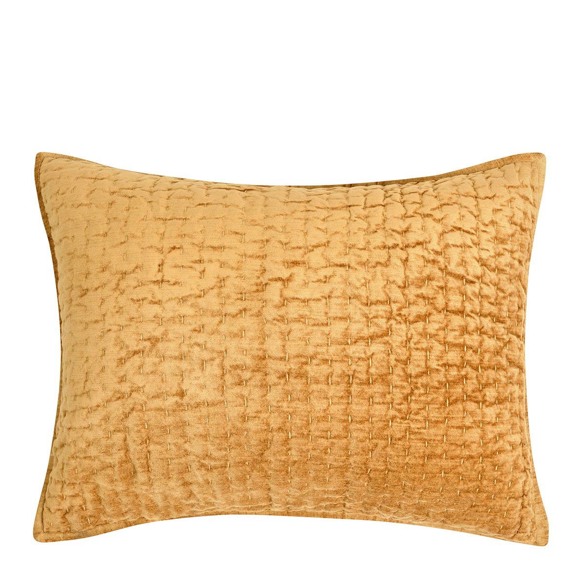 Bari - Standard Velvet Sham - Honey Gold
