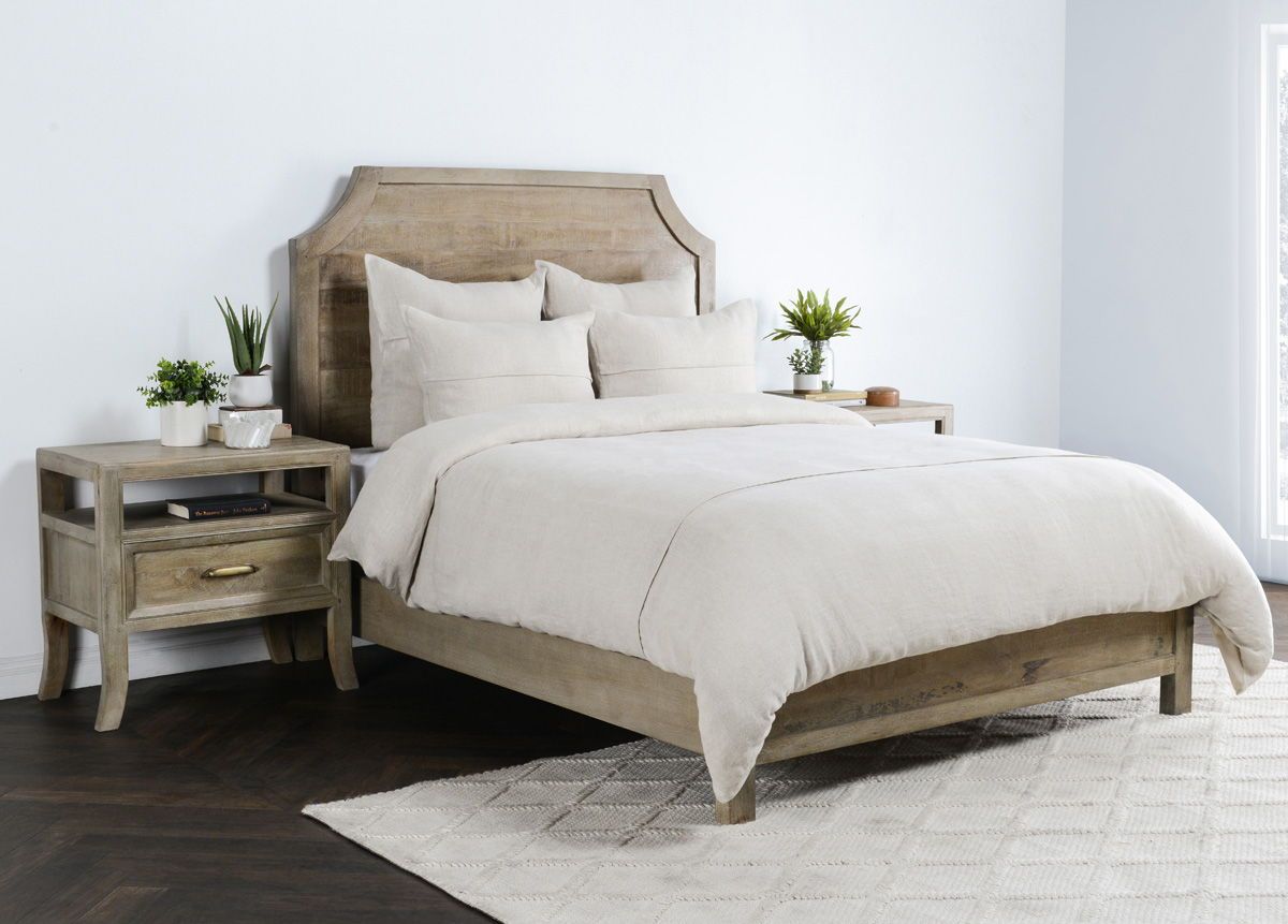 Beaumont - 3 Piece Queen Duvet Set - Linen