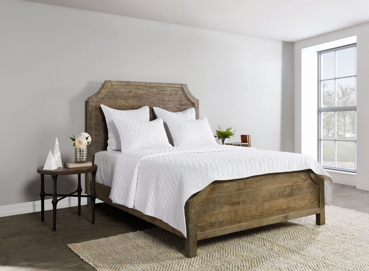 Lana And Vintage Lana - Vintage Lana 3 Piece Queen Quilt Set - White