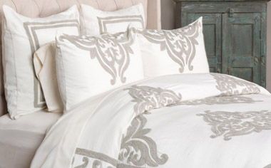 Patrina - King Duvet - Ivory