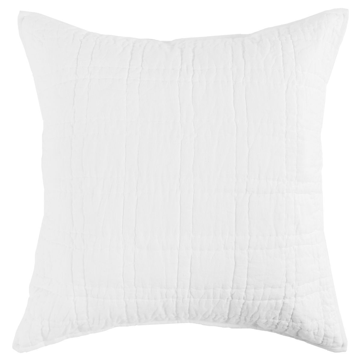 Carly - Euro Sham With Silvadur Tech - White