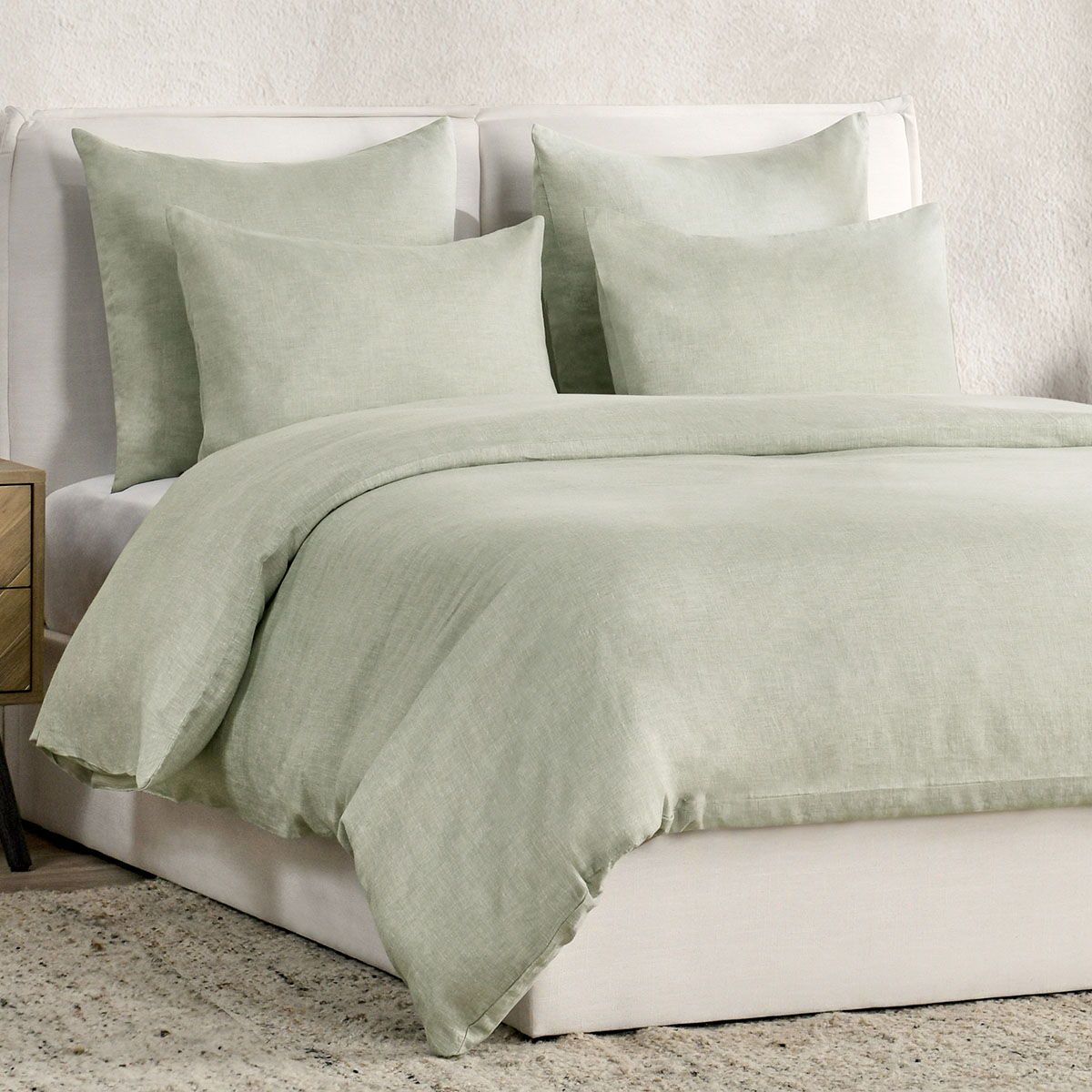 Jayson - King Linen Cashmere Duvet - Sagebrush
