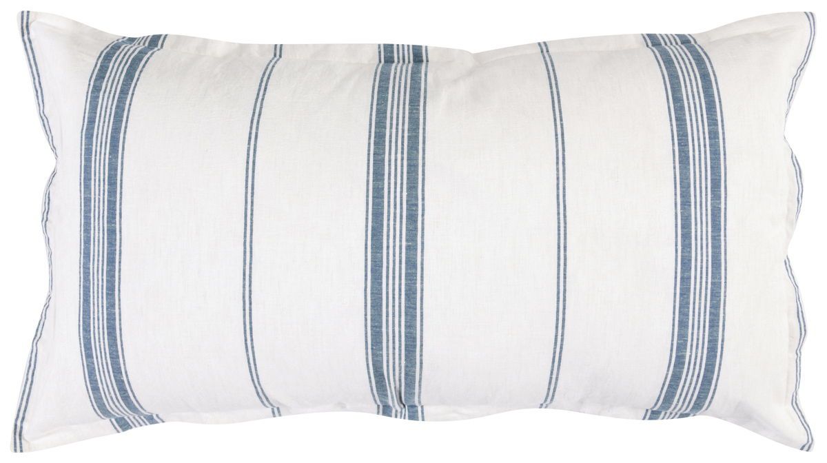 Jayson - Linen Cashmere King Sham - Blue Stripe