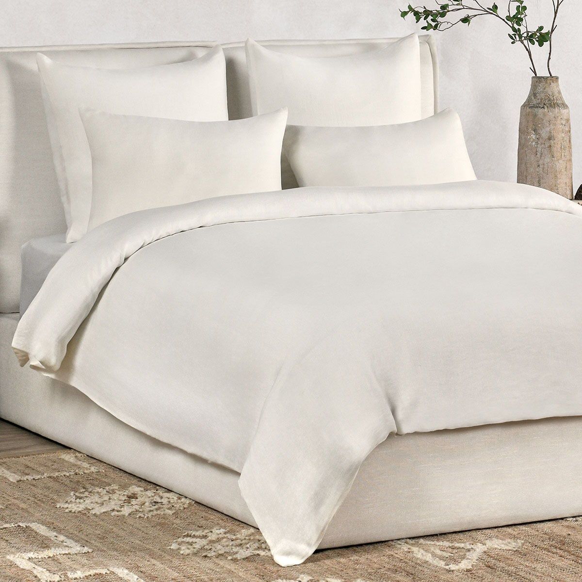 Paloma - King Hemp Duvet - Ivory