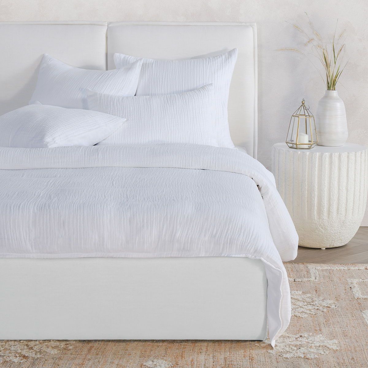 Cardiff - King Duvet - White