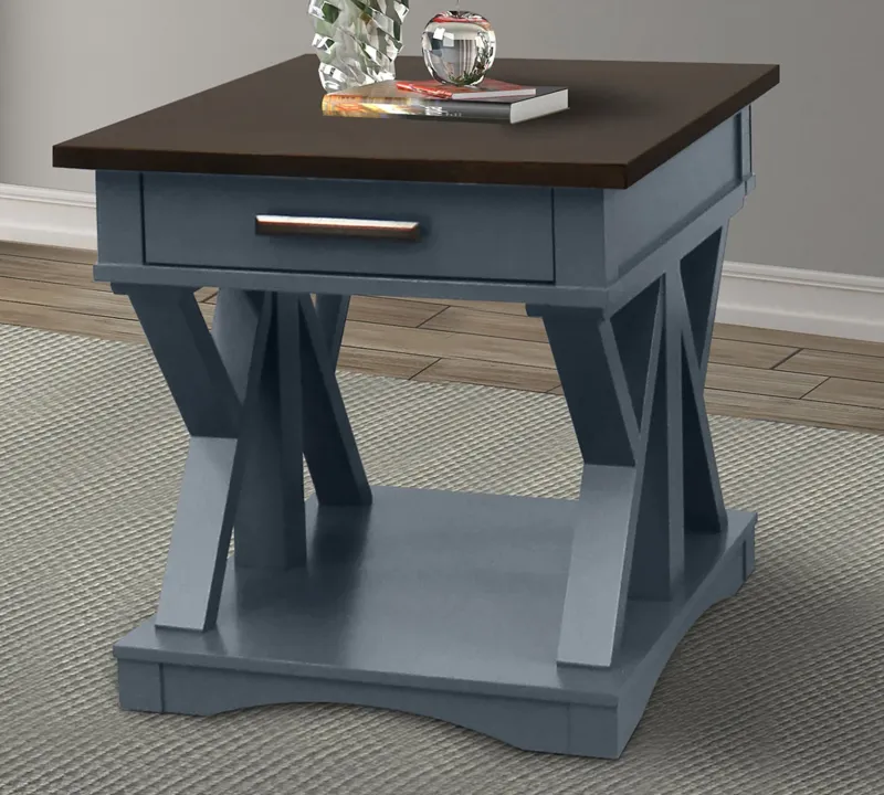 Americana Modern - End Table - Denim