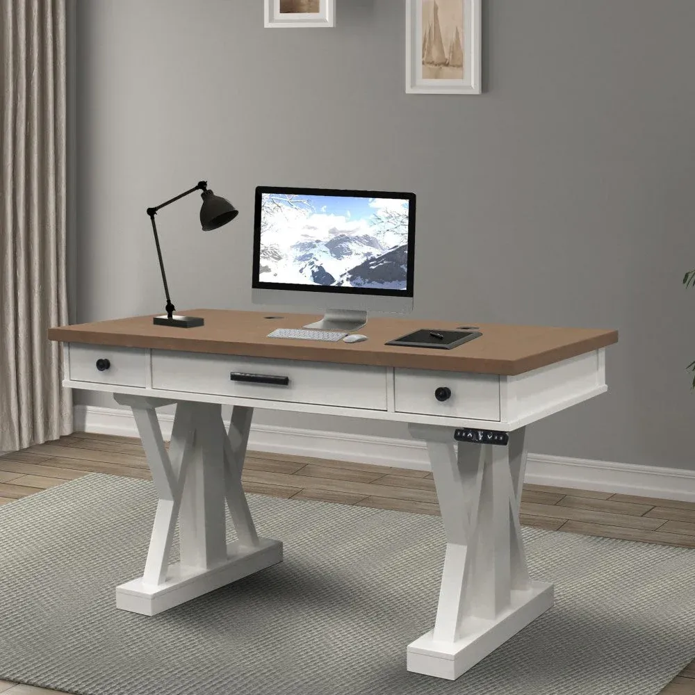 Americana Modern - Power Lift Desk - Cotton