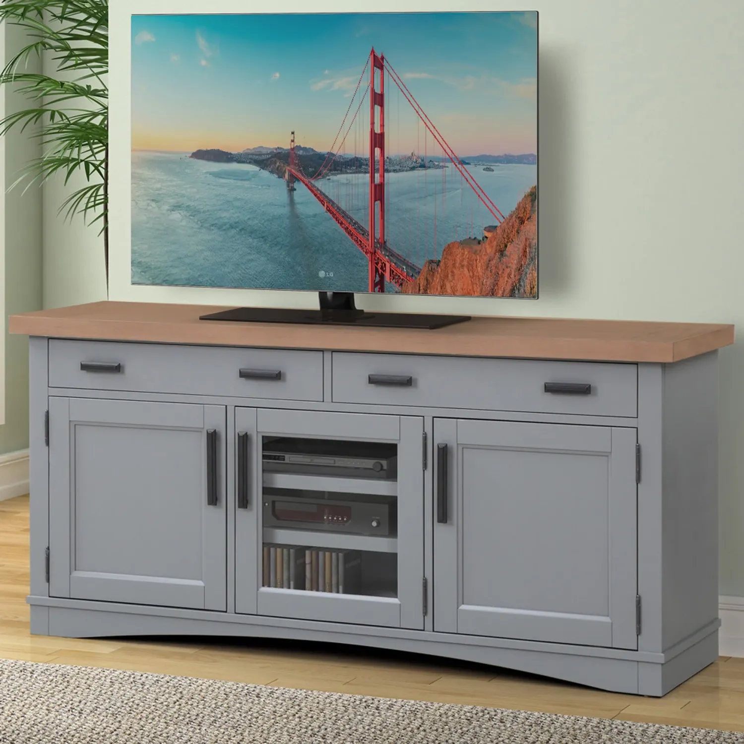 Americana Modern - TV Console (63") - Dove