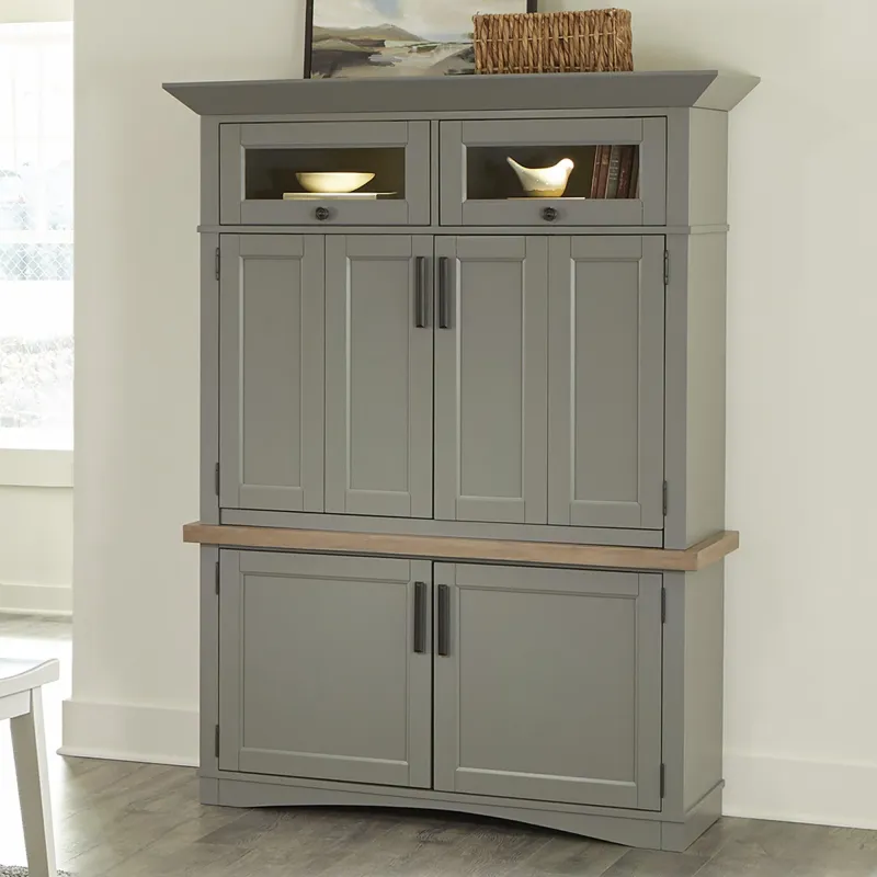 Americana Modern - Workstation with LED Light - Dove