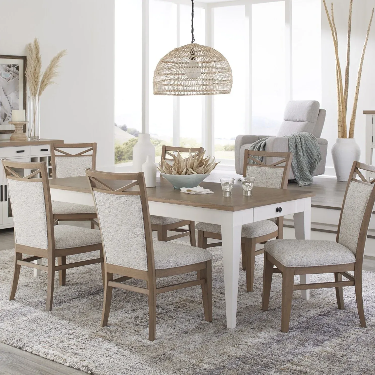 Americana Modern Dining - Rectangular Dining Table - Cotton