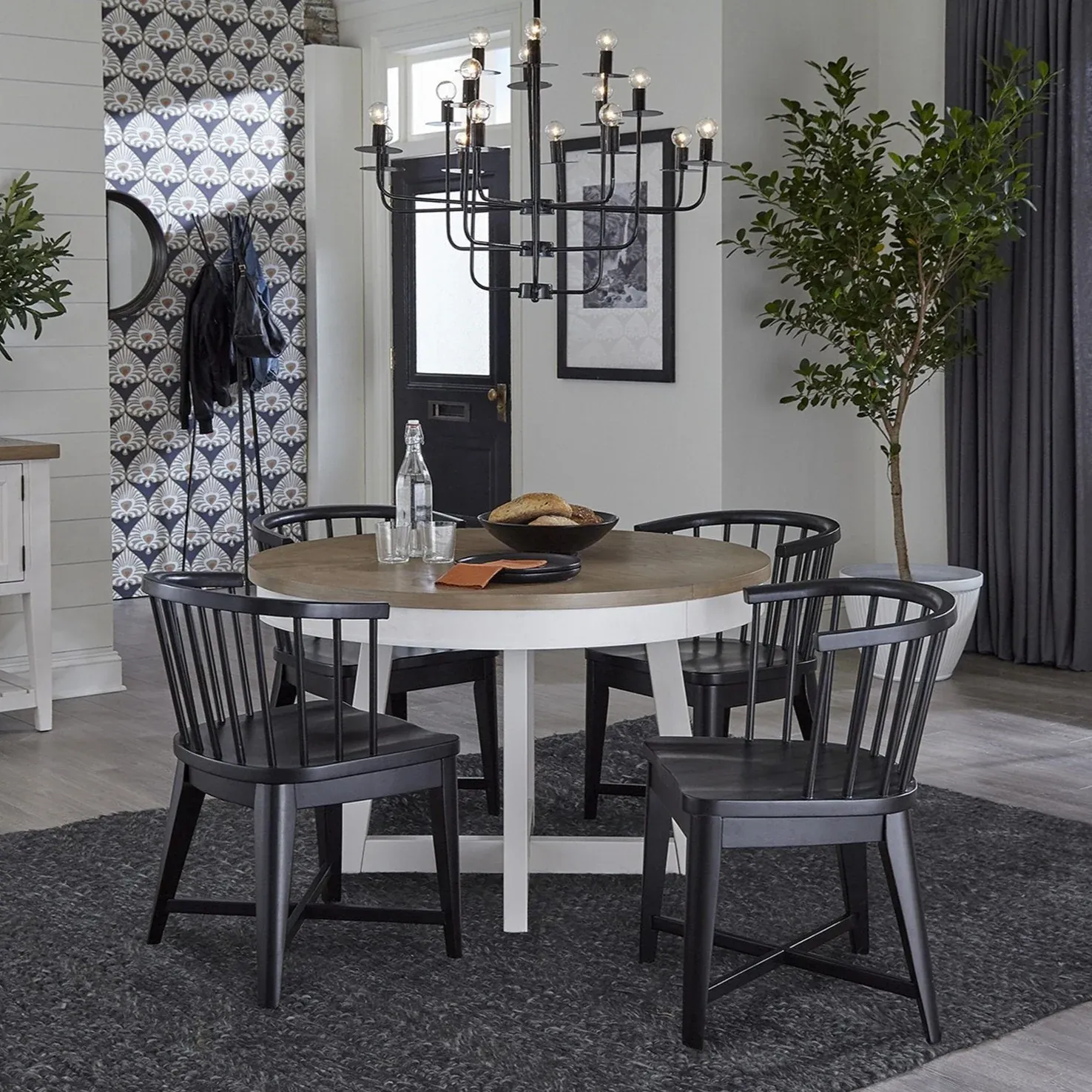 Americana Modern Dining - Round Dining Table - Cotton