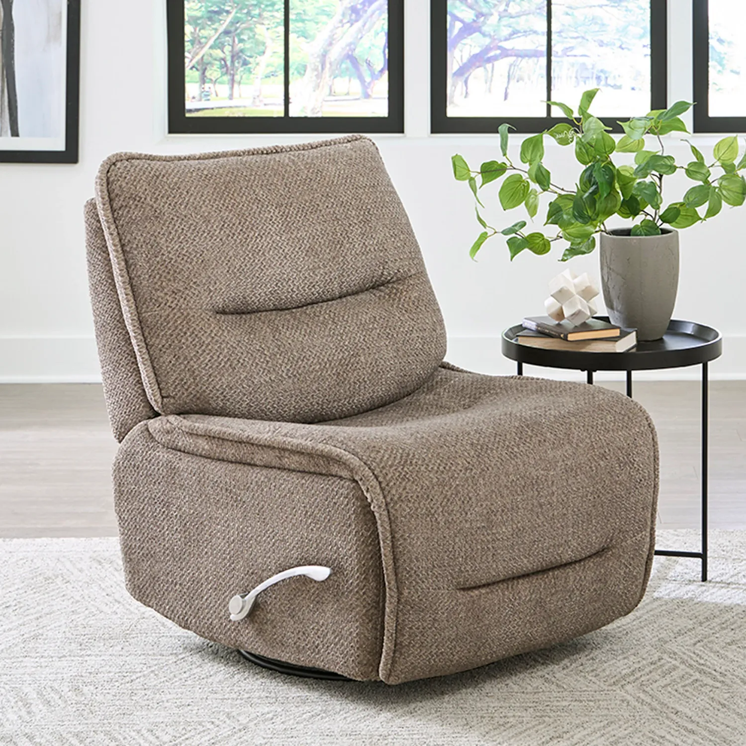 Armless Recliner - Wheat