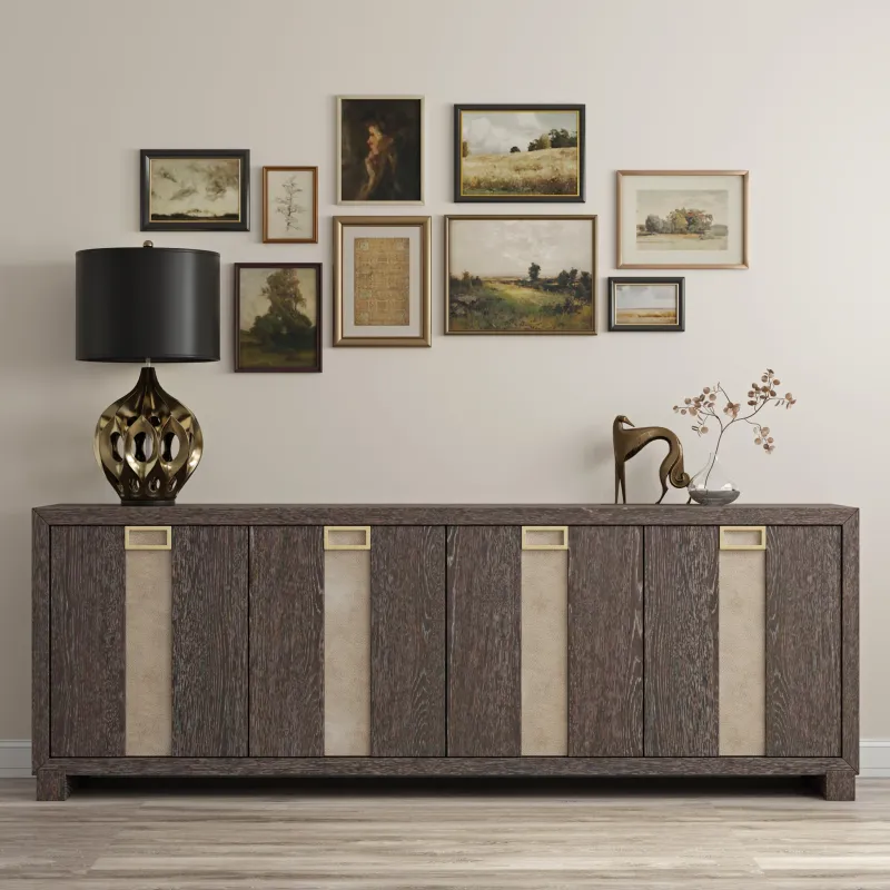 Ascent - 90 In. Console - Dark Chocolate