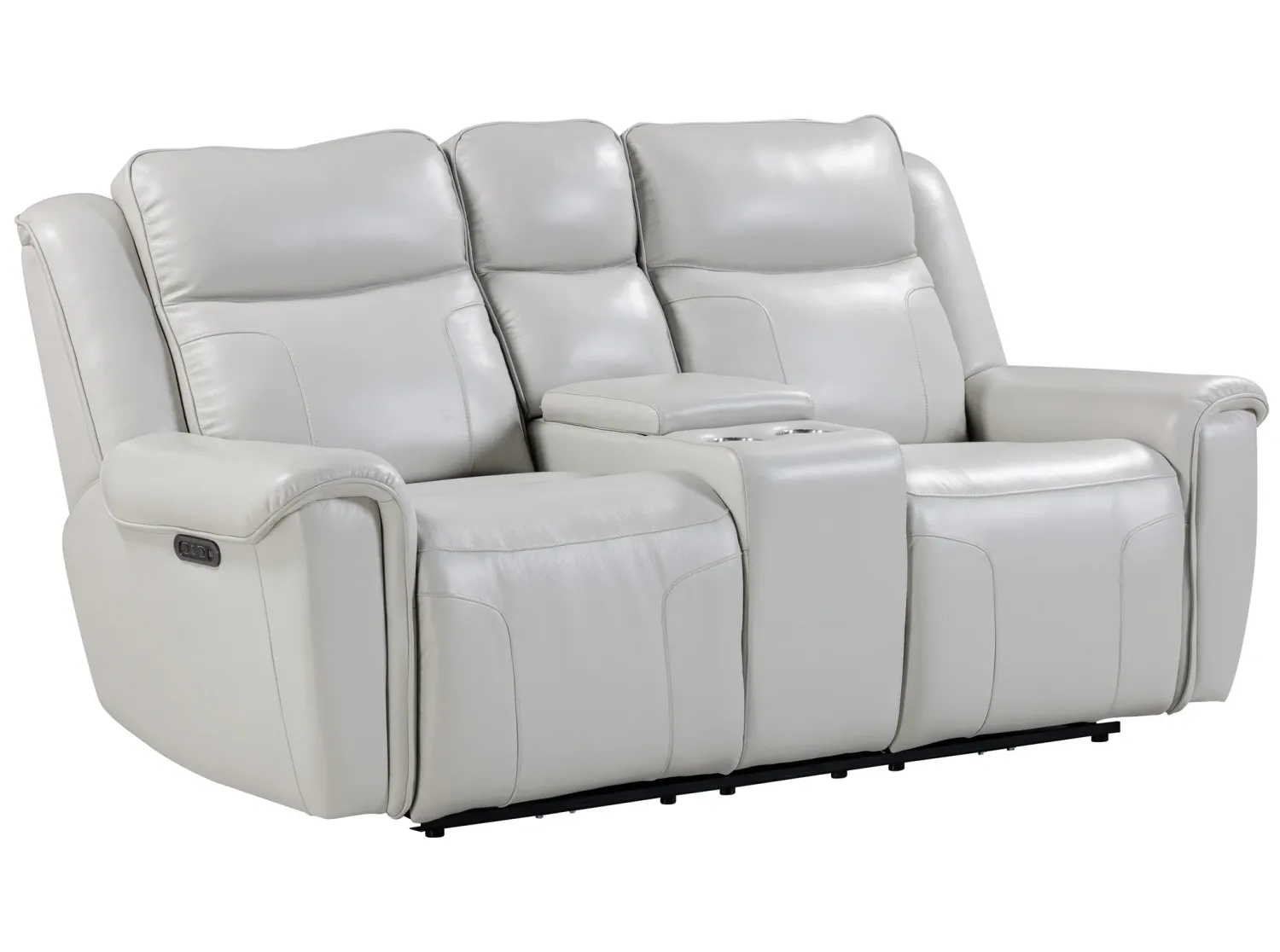 Atlantis - Power Zero Gravity Console Loveseat - Whisper Ivory
