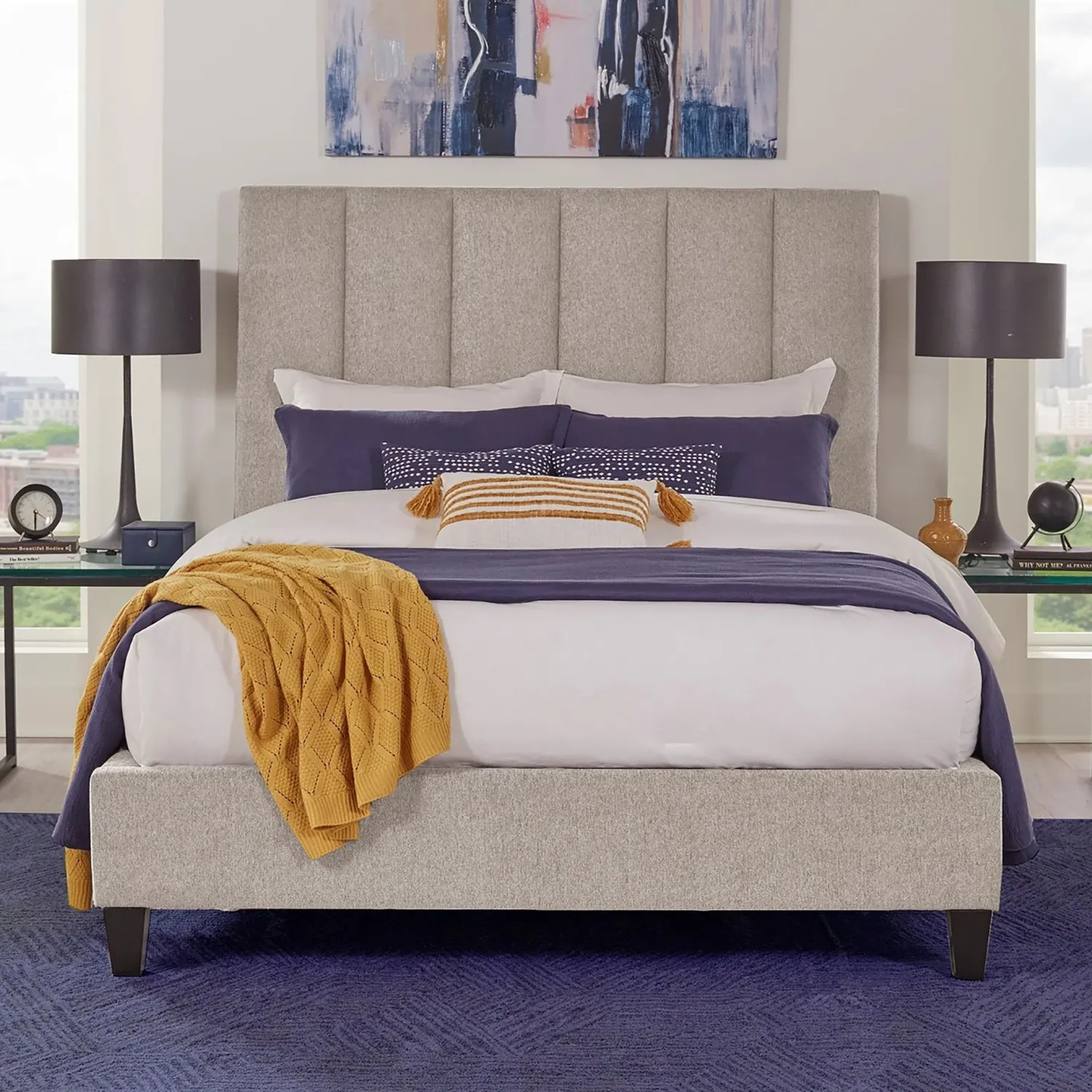 Avery - King Bed - Dune