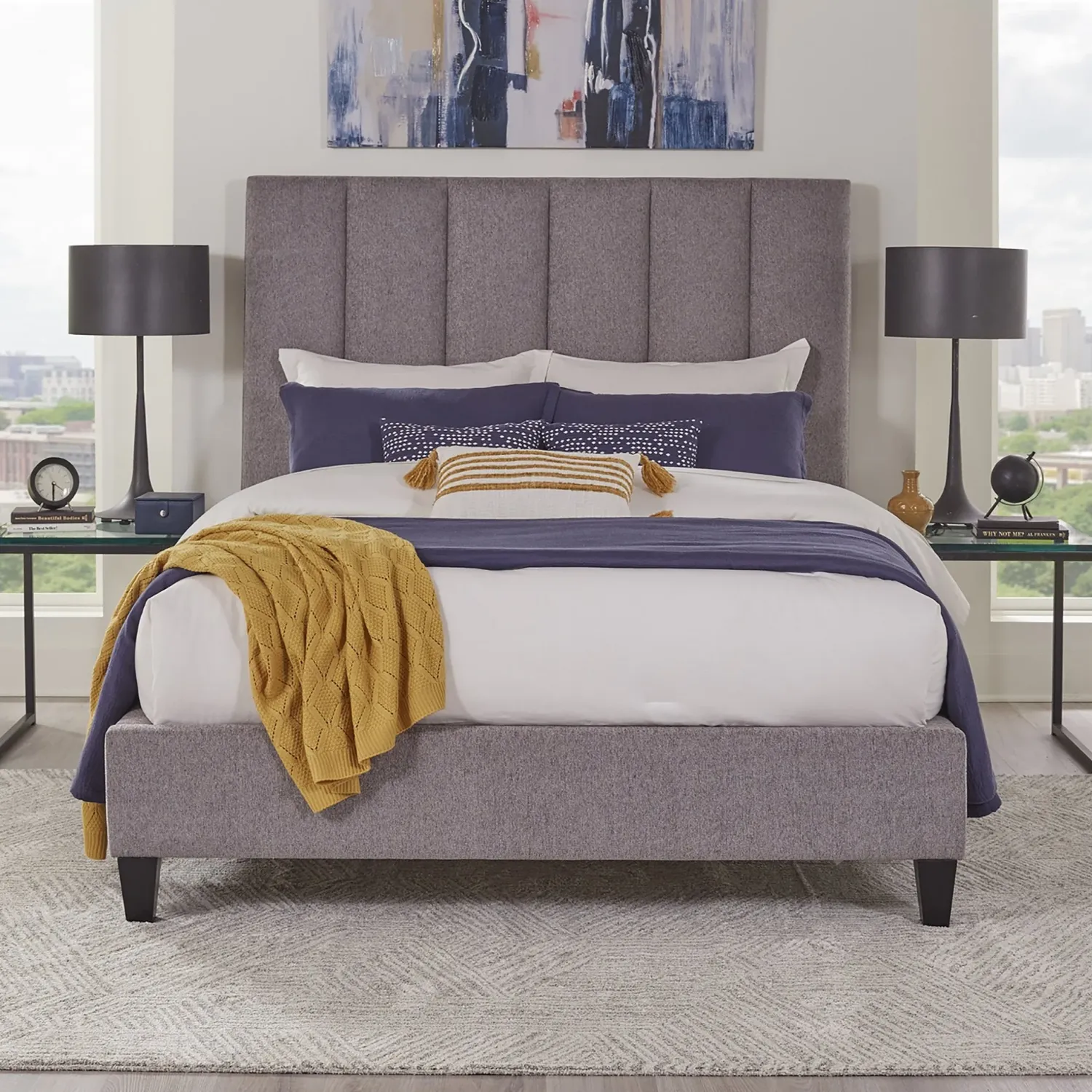 Avery - Queen Bed - Stream