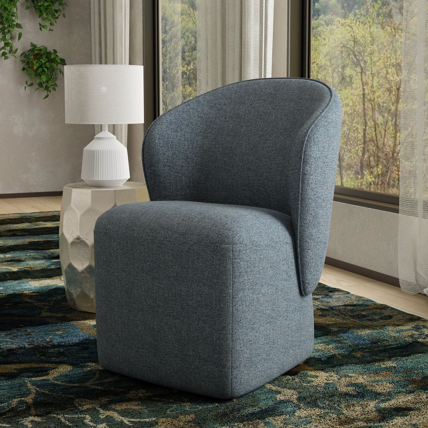 Bongo - Dining Chair (Set of 2) - Quartermaster Indigo