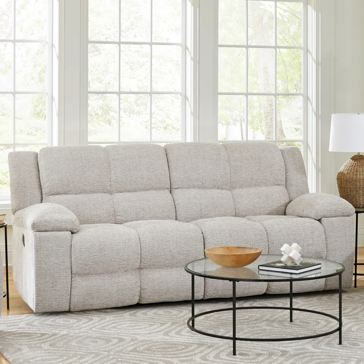 Buster - Reclining Sofa - Opal Taupe