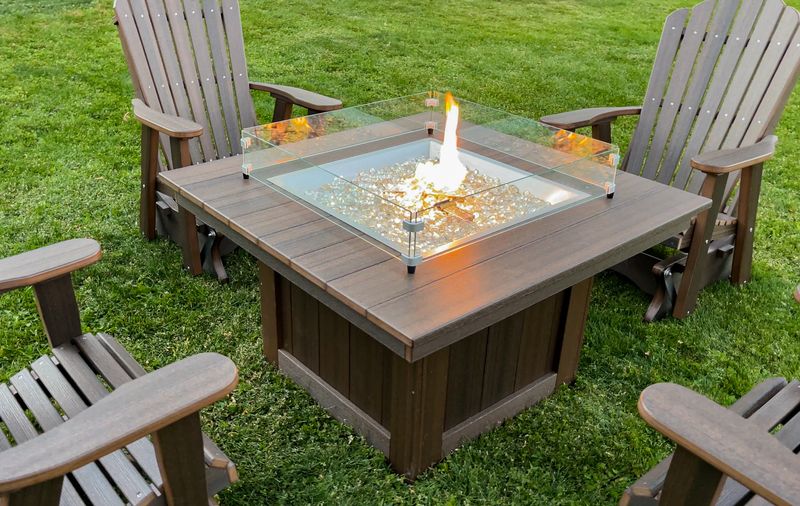 44" Square Fire Pit
