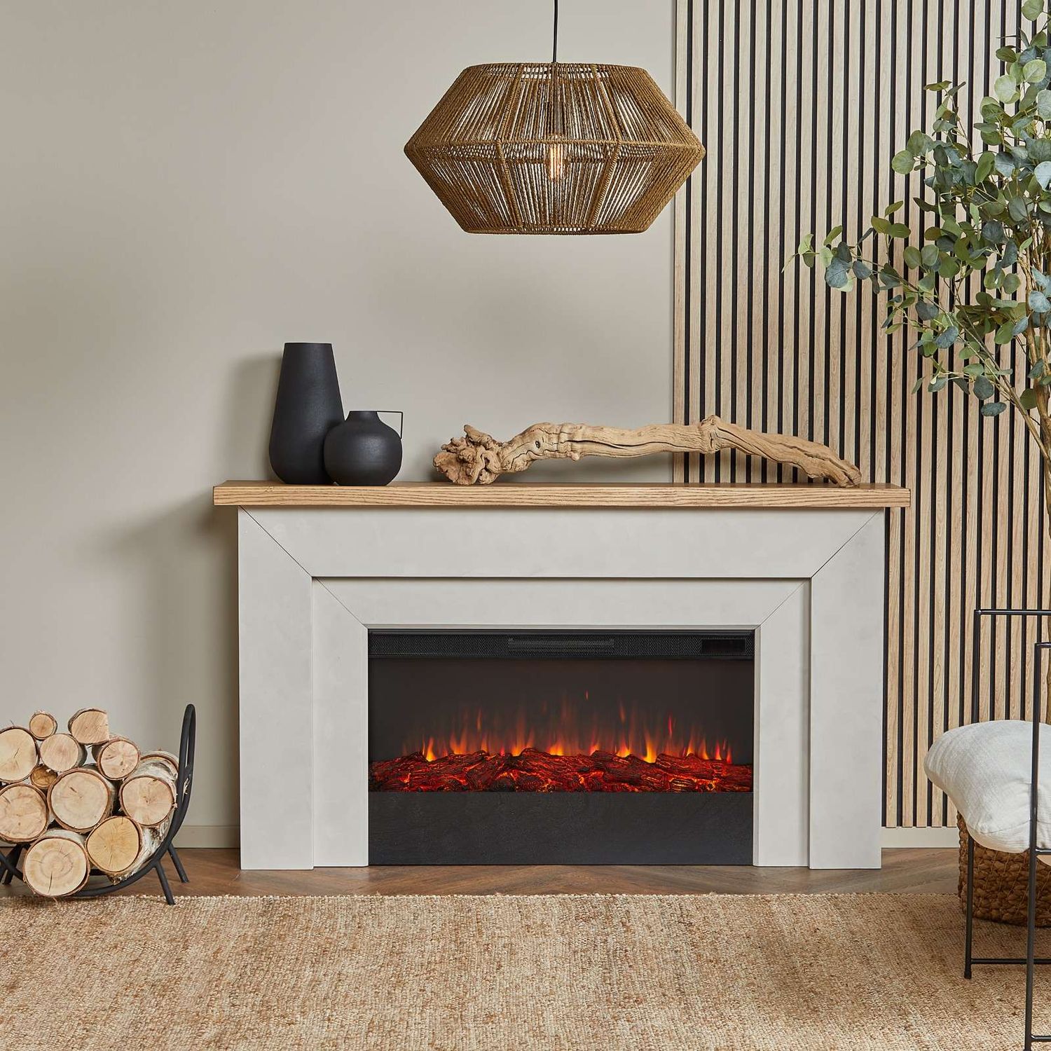 Evie Electric Fireplace