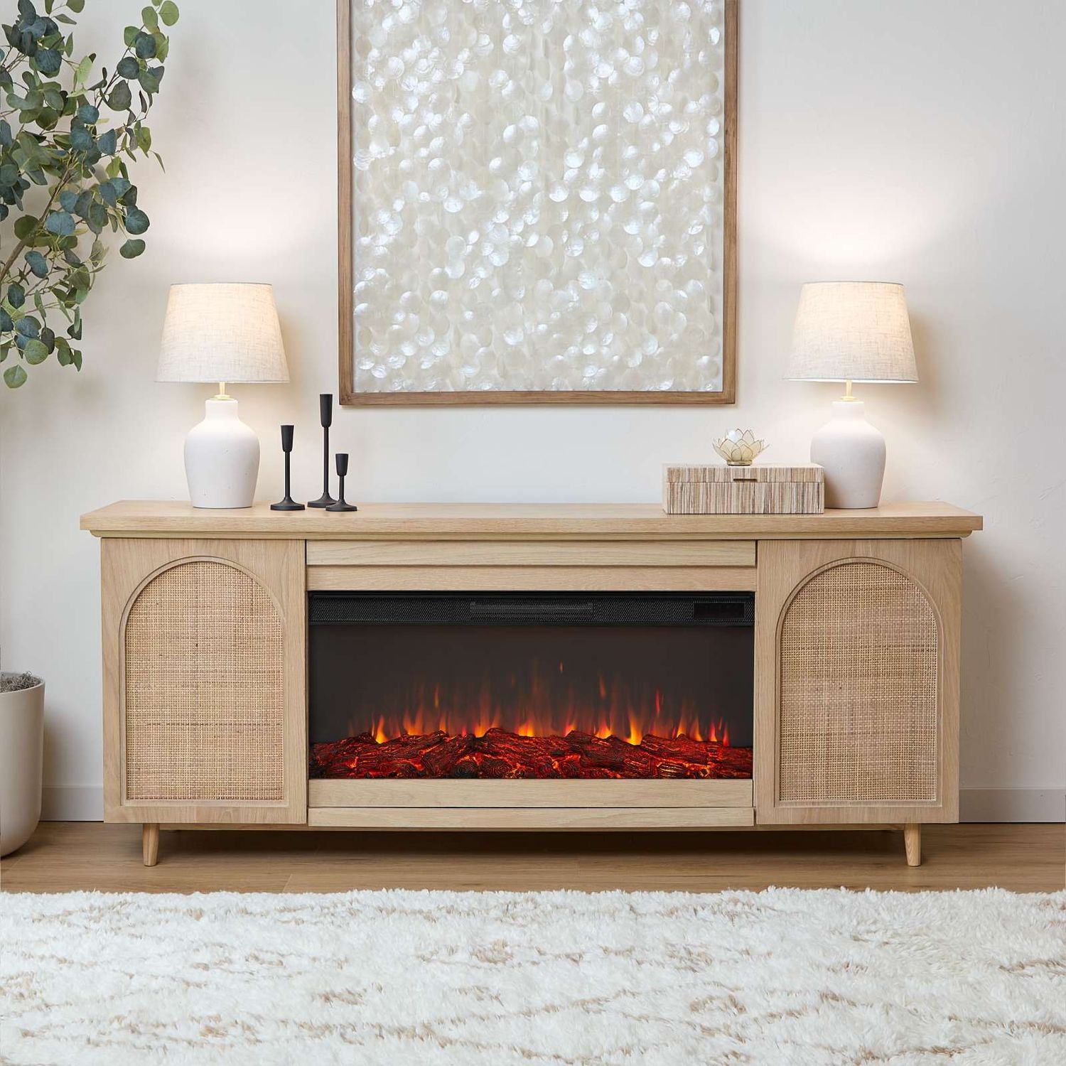 Tessa Fireplace Console
