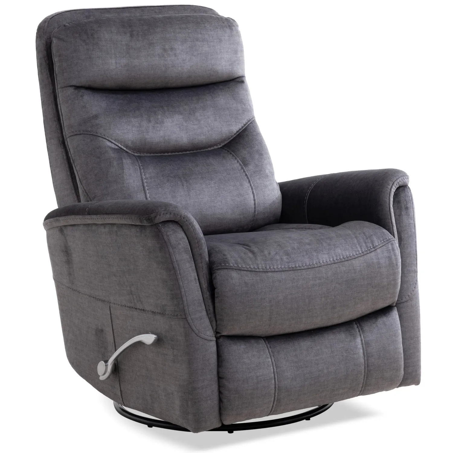Gemini - Manual Swivel Glider Recliner - Capri Charcoal