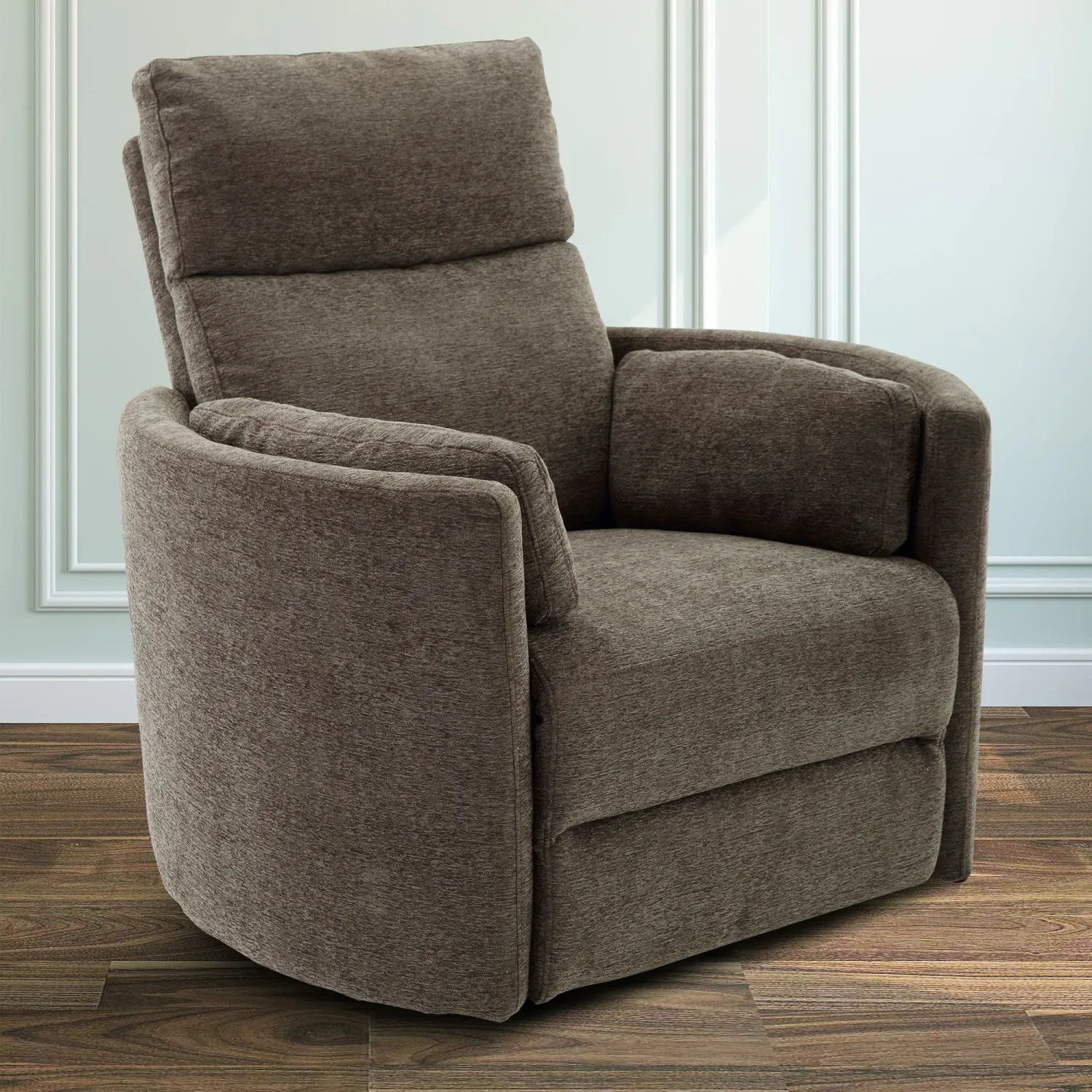 Radius - Power Swivel Glider Recliner - Krypton