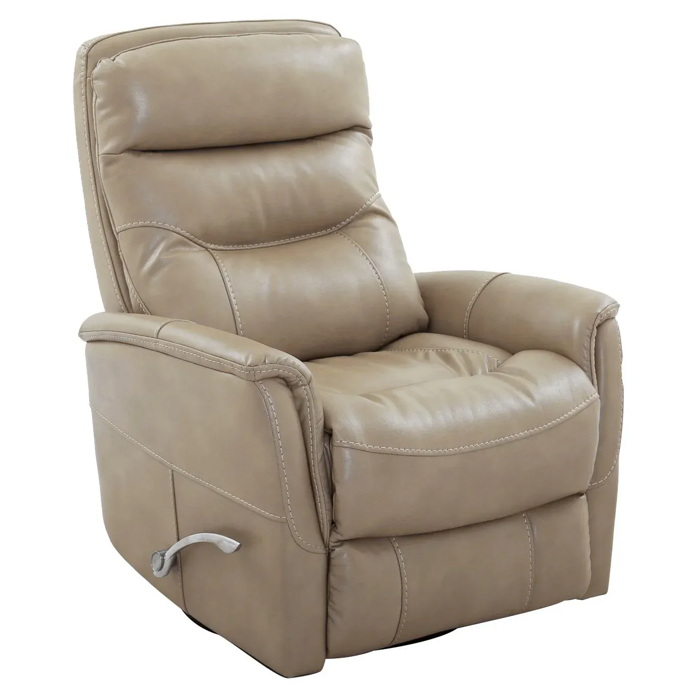 Gemini - Manual Swivel Glider Recliner - Linen
