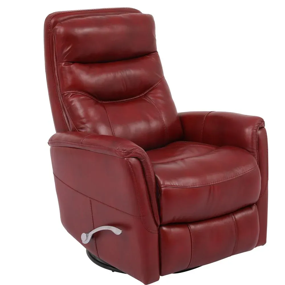 Gemini - Manual Swivel Glider Recliner - Rouge