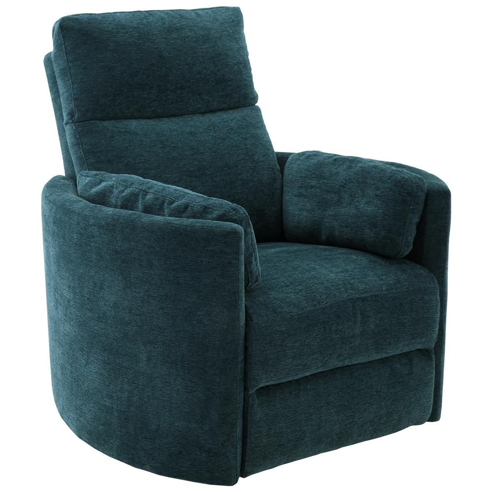 Radius - Power Swivel Glider Recliner - Peacock