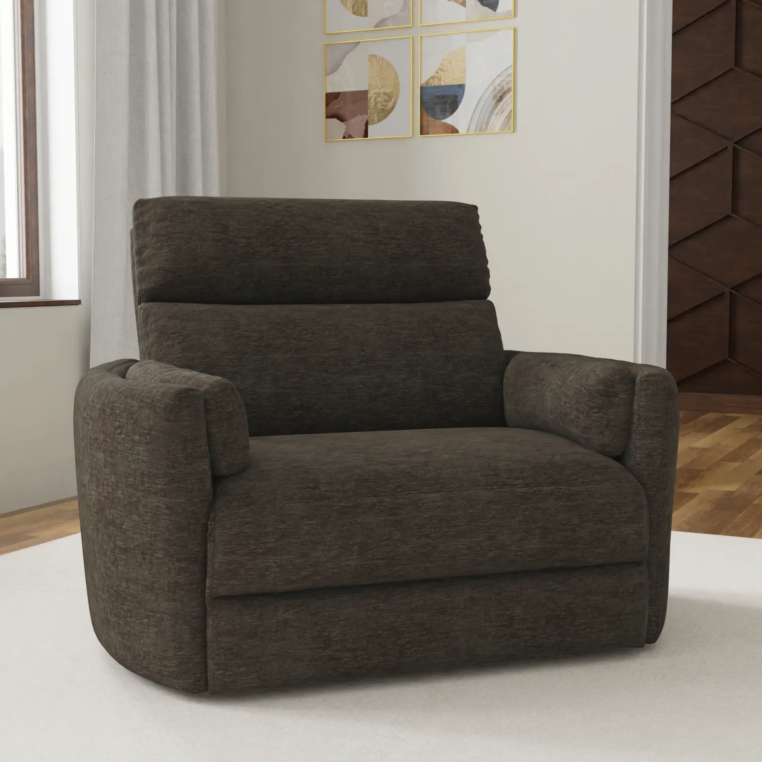 Radius Xl - Extra Wide Power Glider Recliner - Krypton