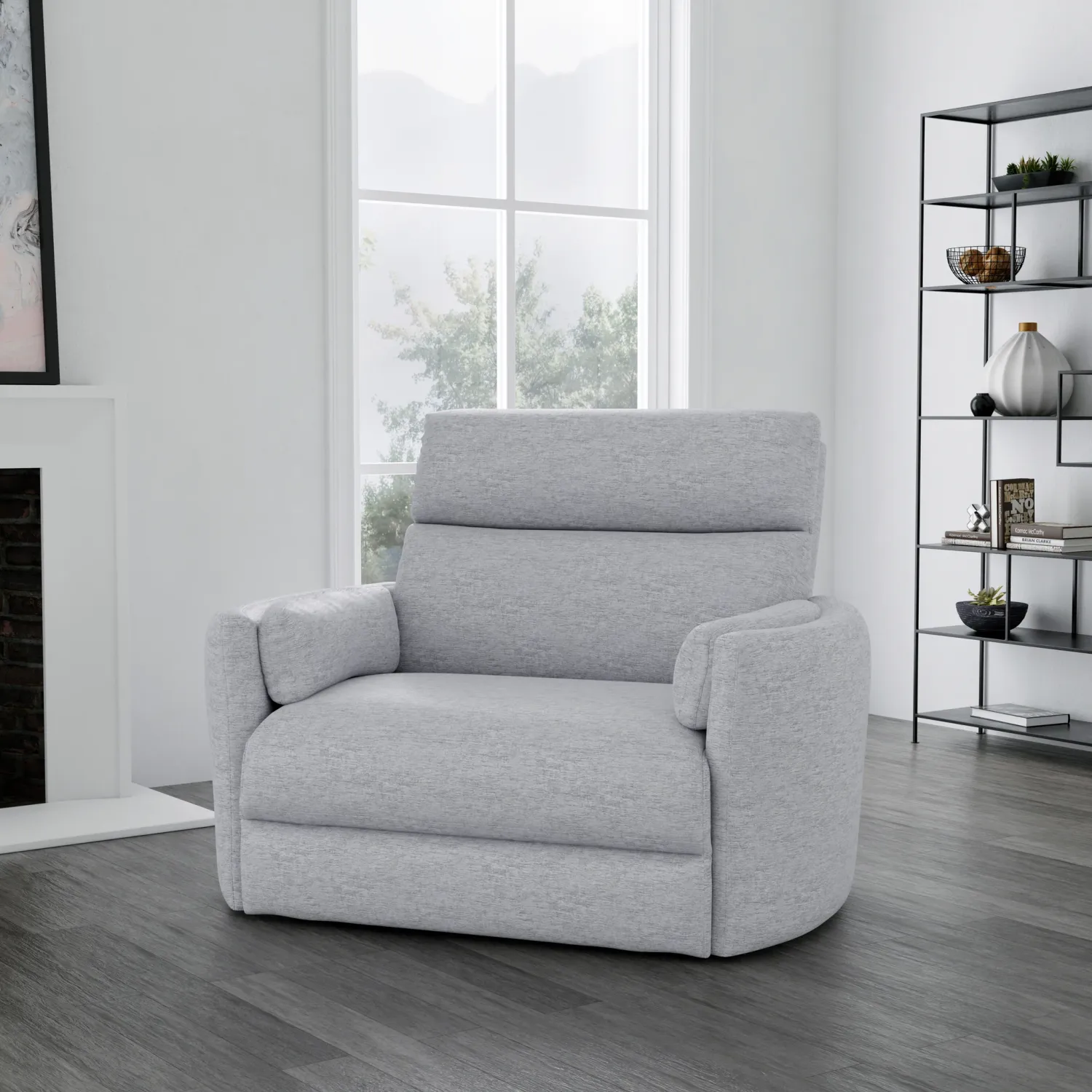 Radius Xl - Extra Wide Power Glider Recliner - Mineral