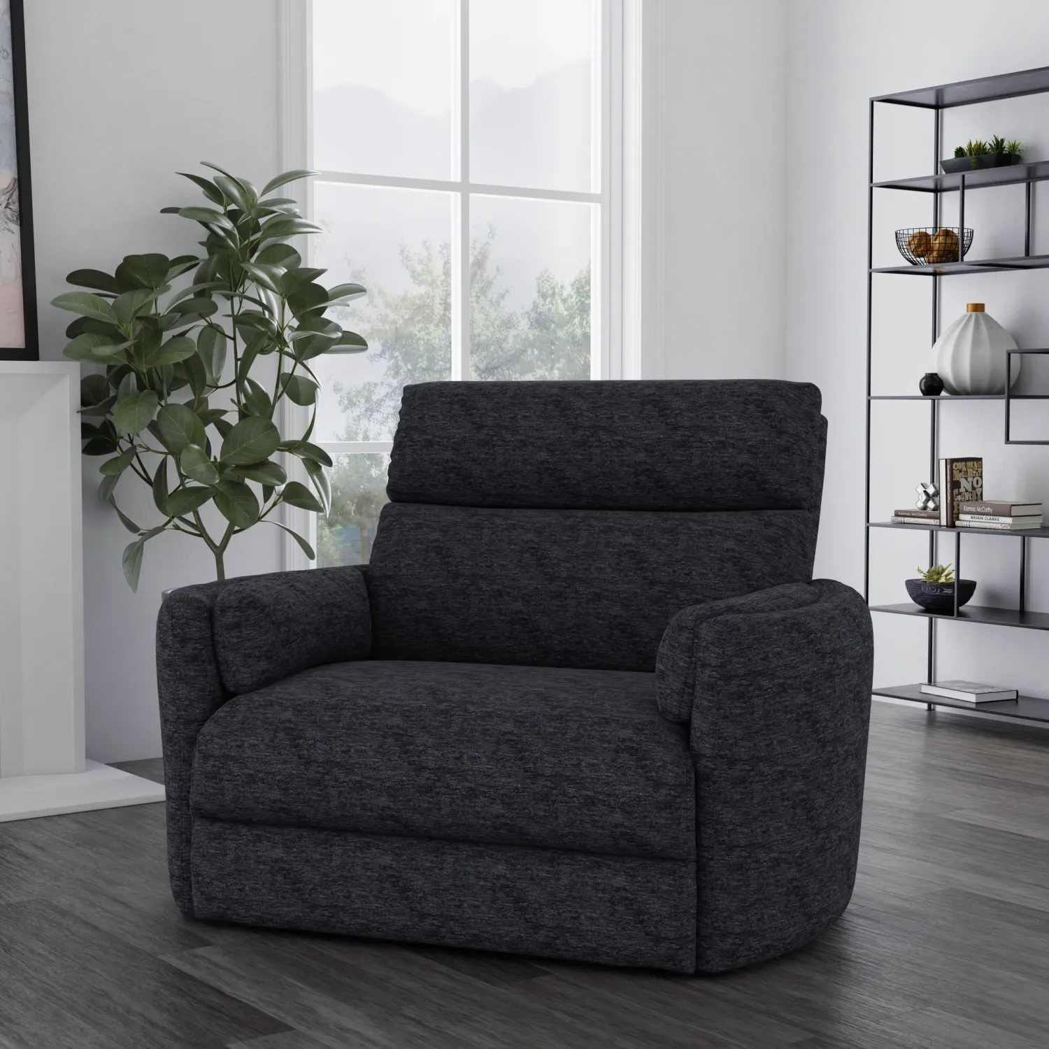 Radius Xl - Extra Wide Power Glider Recliner - Mediterranean