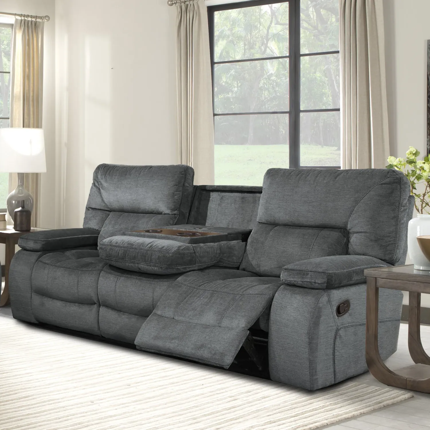 Chapman - Manual Drop Down Console Sofa - Polo