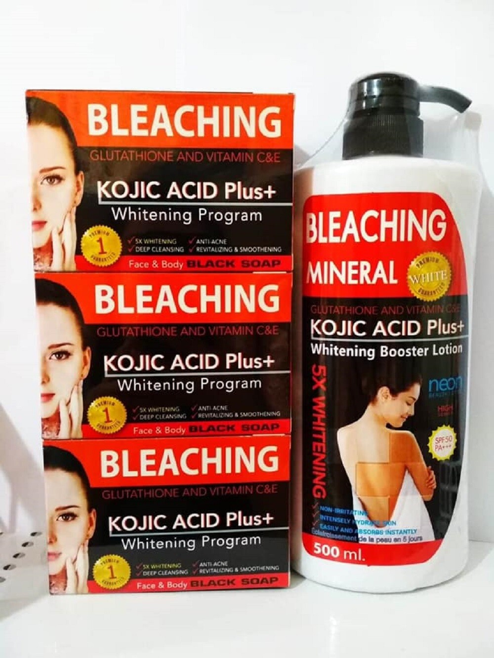BLEACHING Kojic Acid Plus+ Whitening Set