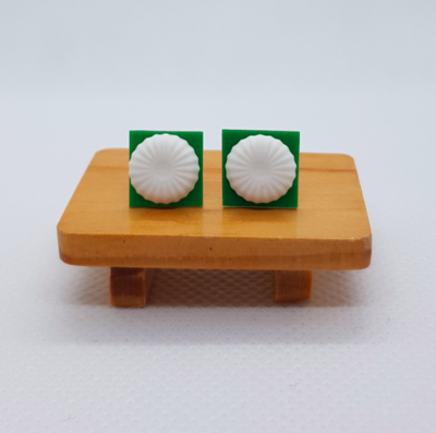 Handmade Kueh Tutu Earrings