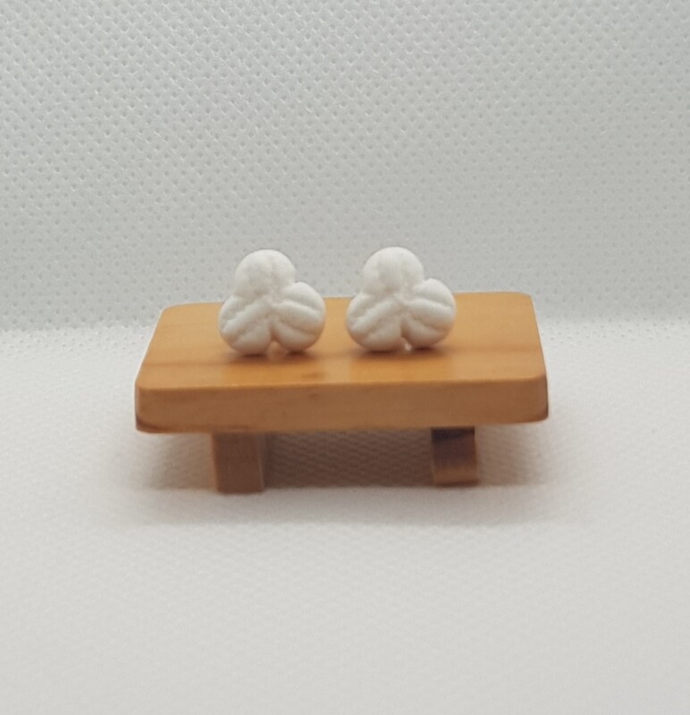 Handmade Kueh Bangkit Earrings