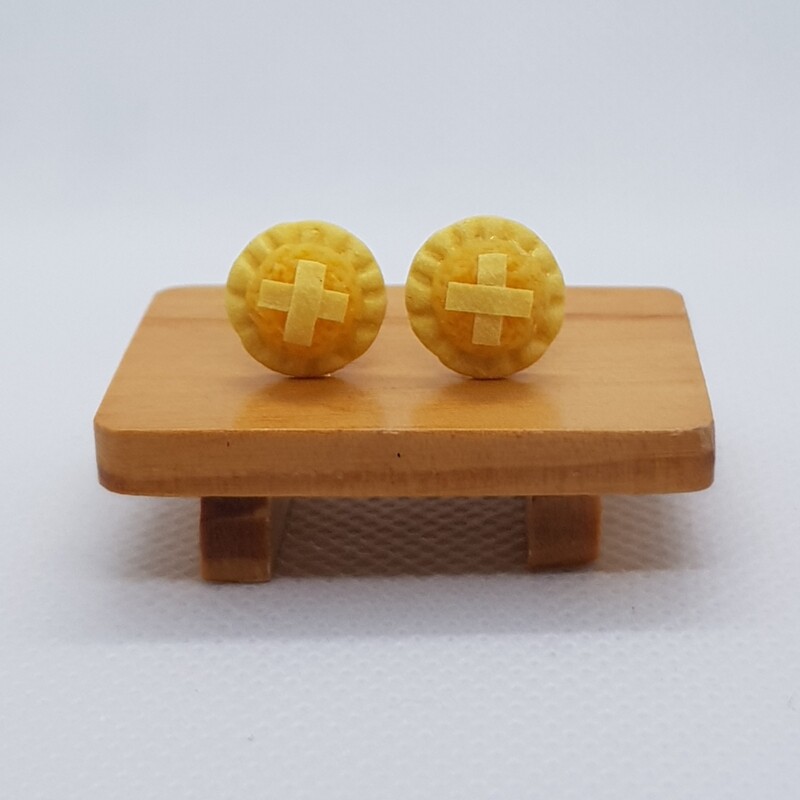 Handmade Kueh Tutu Earrings
