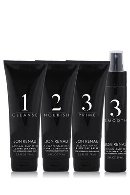 Jon Renau Human Hair Care System – 5pc Travel Kit