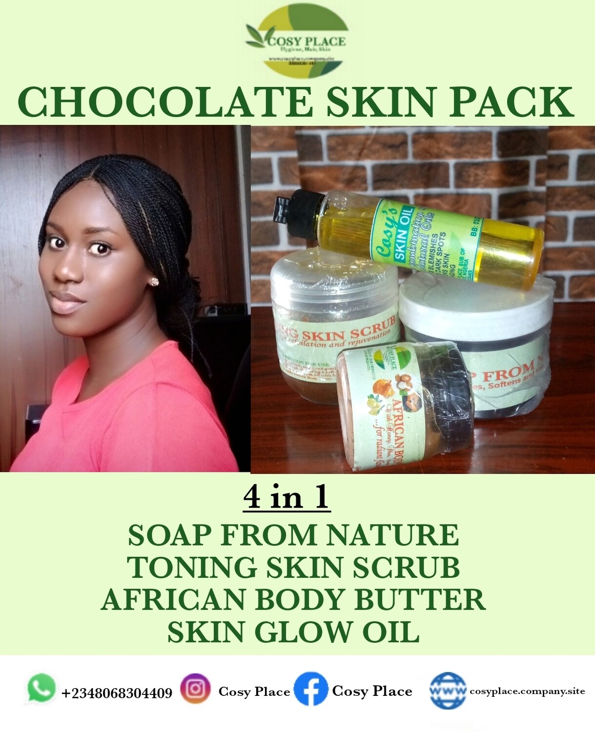 CHOCOLATE SKIN BEAUTY PACK